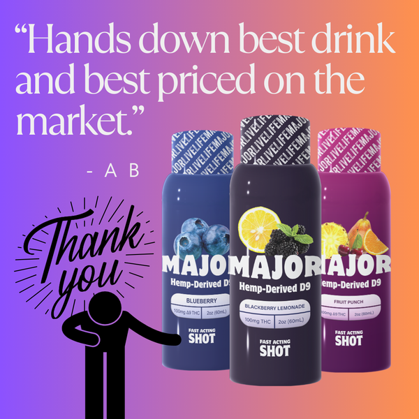 Major Shot Variety Pack - 100mg each *60% off!